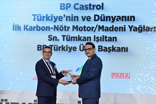 Castrol’s carbon-neutral engine oil is awarded by Turkish Ministry