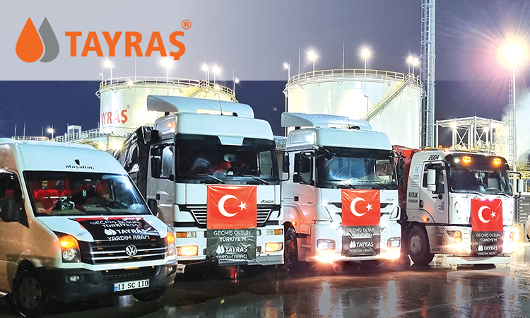 TAYRAŞ mobilizes for earthquake victims