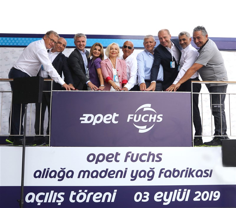 Opet Fuchs’un yeni fabrikası İzmir Aliağa’da açıldı