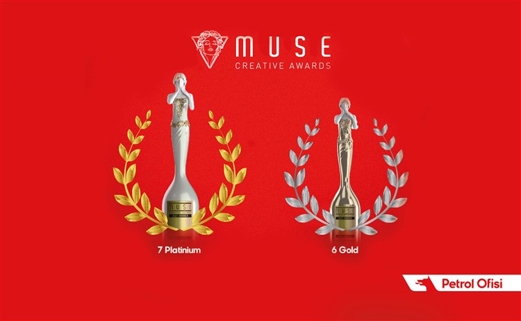 Petrol Ofisi’ne MUSE Creative Awards’tan 13 ödül