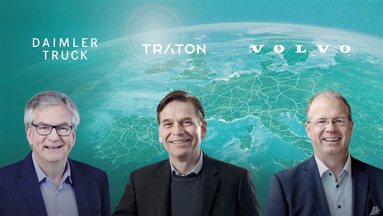 Volvo, Daimler and TRATON sign joint venture agreement
